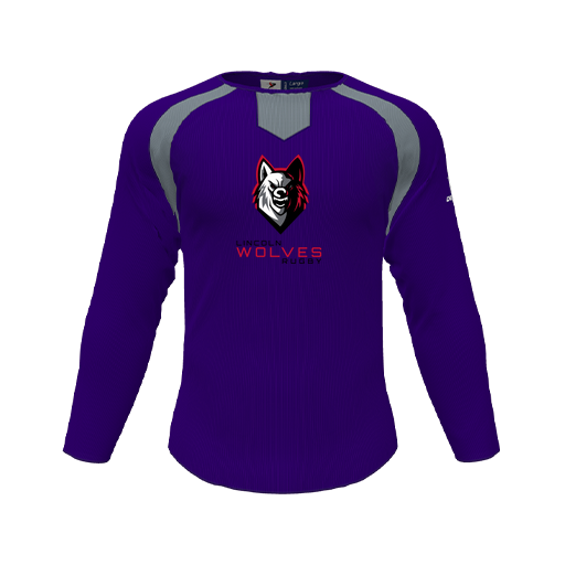 [CUS-DFW-PULL-FLC-CNK-LSL-PUR-YS-LOGO1] Pullover (Youth S, Purple, Logo 1)