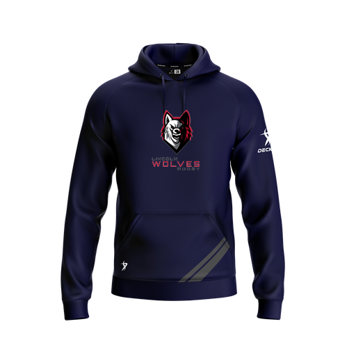 [FOLHSMNV-YXS-LOGO2] Decker Summit Hoodie (Youth XS, Navy, Logo 2)