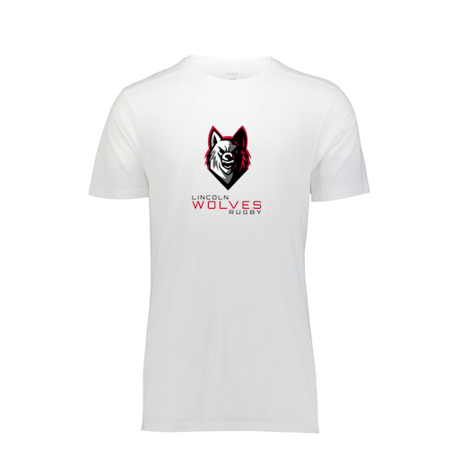 [FTSCUBWH-AS-LOGO2] Decker Men's Tri-Blend T-Shirt - Short Sleeve (Adult S, White, Logo 2)