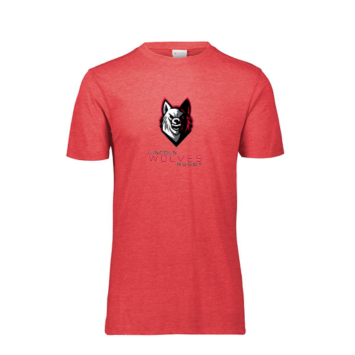 [FTSCUBRD-YS-LOGO1] Youth Ultra-blend T-Shirt (Youth S, Red, Logo 1)