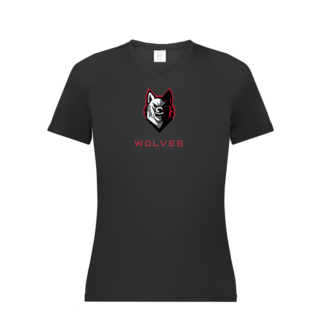 Ladies Smooth Sport V-Neck T-Shirt
