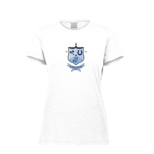 [FTSCUBWH-FAXS-LOGO1] Decker Women's Tri-Blend T-Shirt - Short Sleeve (Female Adult XS, White, Logo 1)