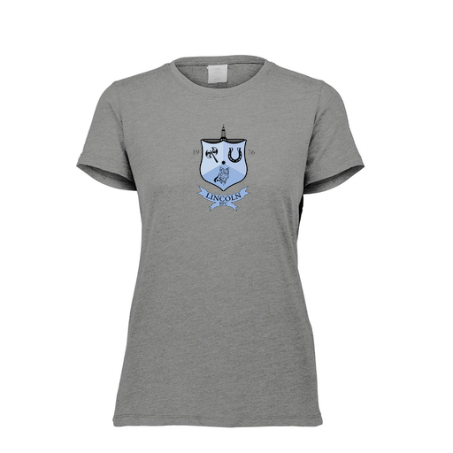 [FTSCUBGY-FAXS-LOGO1] Decker Women's Tri-Blend T-Shirt - Short Sleeve (Female Adult XS, Gray, Logo 1)