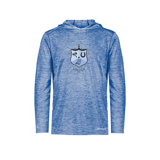 [FOLHCGRY-YS-LOGO1] Decker Youth Charge Hoodie (Youth S, Royal, Logo 1)