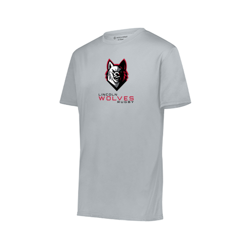 [222819.099.XXS-LOGO1] Youth Movement Dri Fit Shirt (Youth XXS, Silver, Logo 1)