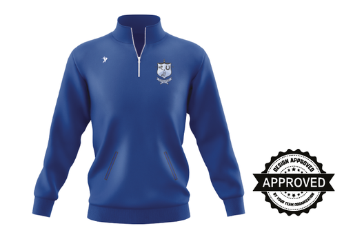 Lincoln Rugby 1/4 Zip Royal Blue